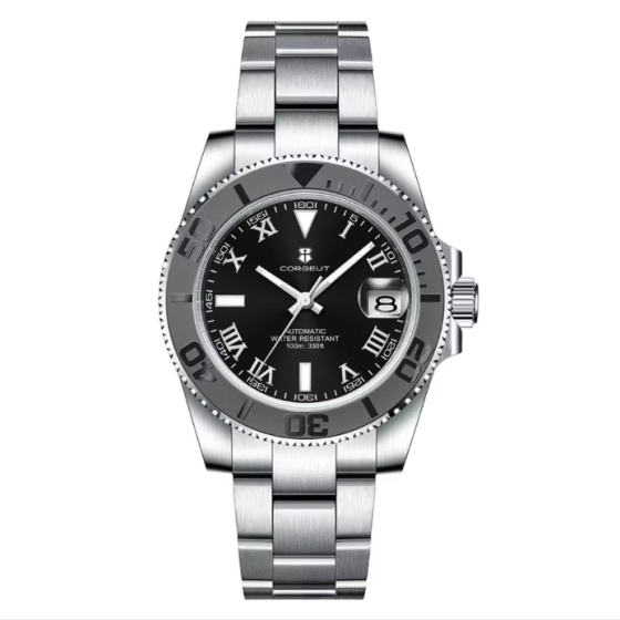DIY Custom Automatic Watch Logo For Man High Quality NH35 Diving Mechanical Watches Sapphire Waterproof Ceramic Bezel 120 Click
